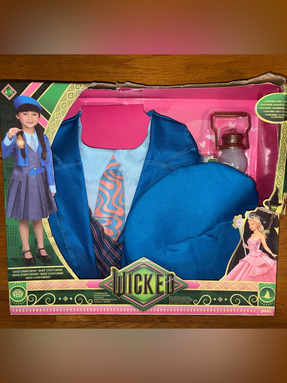 NEW Wicked Shiz uniform costume girl size 4-6